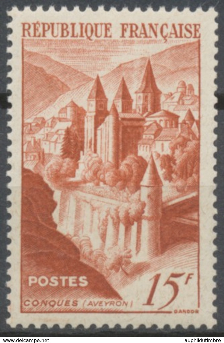 Abbaye De Conques.  15f. Brun-orange Neuf Luxe ** Y792 - Unused Stamps