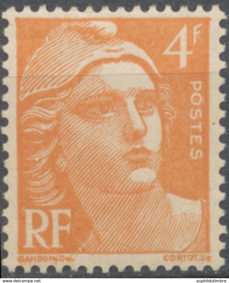 Type Marianne De Gandon. 4f. Orange Neuf Luxe ** Y808 - Unused Stamps