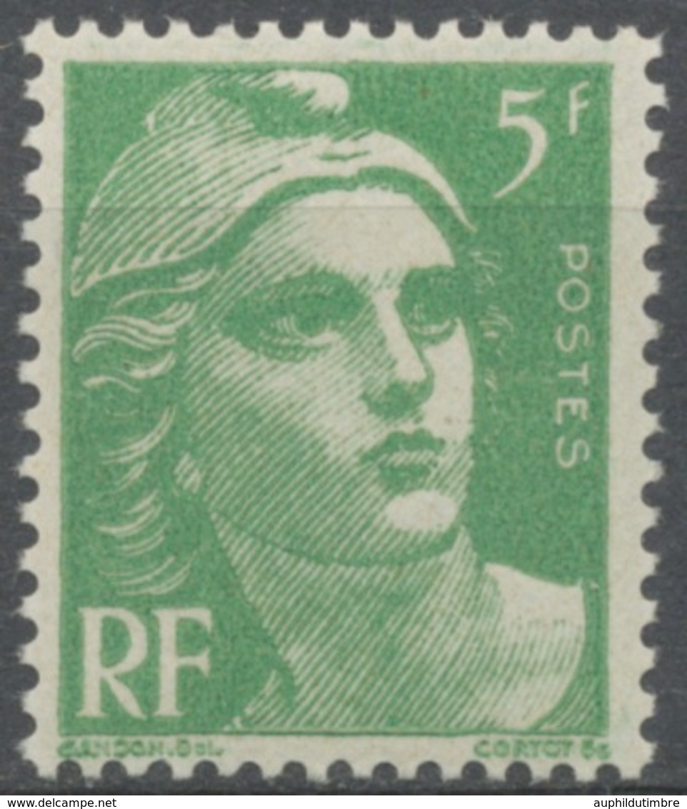 Type Marianne De Gandon. 5f. Vert Clair Neuf Luxe ** Y809 - Unused Stamps