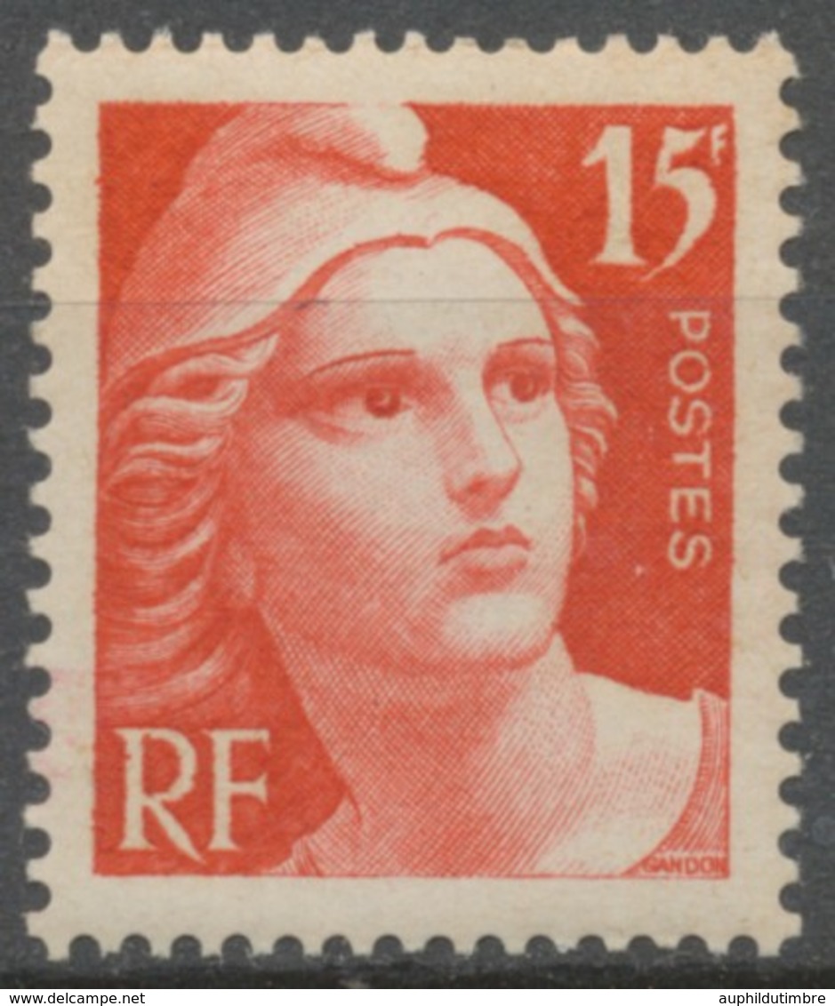 Centenaire Du Timbre. Type De 1945 (Marianne De Gandon) 15f. Rouge Neuf Luxe ** Y832 - Nuevos