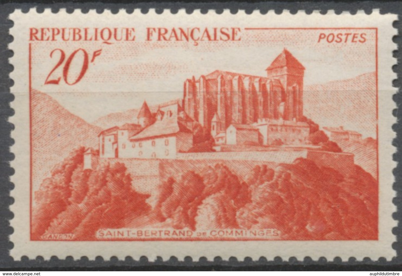 Monuments Et Sites. Saint-Bertrand-de-Comminges. 20f. Rouge-brique Neuf Luxe ** Y841A - Ongebruikt