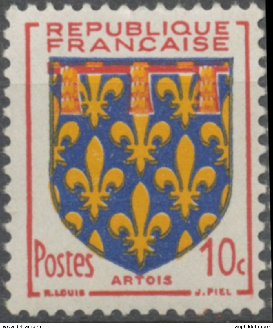 Armoiries De Provinces (V) Artois. 10c. Carmin, Outremer, Noir Et Jaune. Neuf Luxe ** Y899 - Nuevos