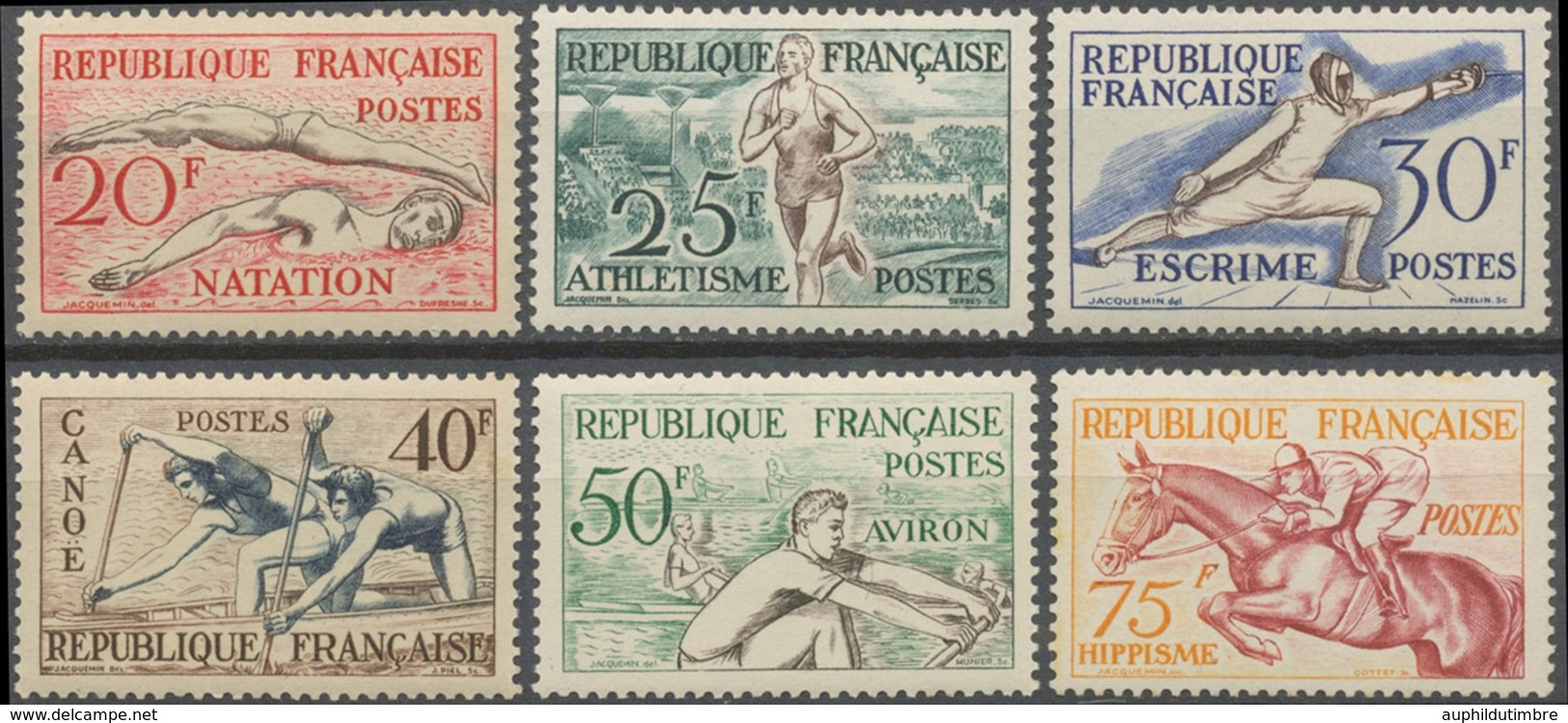 Série Jeux Olympiques D'Helsinki (1952) 6 Valeurs. Neuf Luxe ** Y965S - Unused Stamps