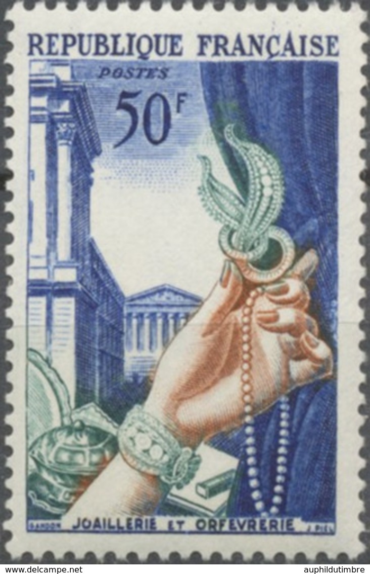 Productions De Luxe. Métiers D'Art. Joaillerie, Orfèvrerie 50f. Bleu-violet, Vert Et Brun Clair. Neuf Luxe ** Y973 - Unused Stamps