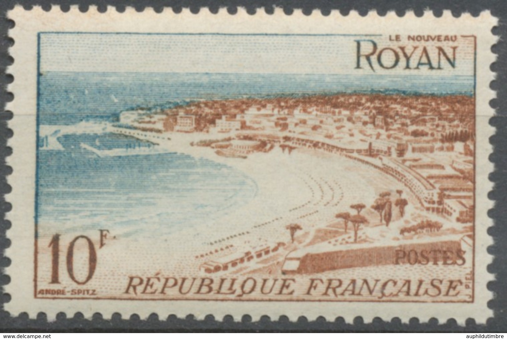 Série Touristique. Royan 10f. Brun-rouge Et Bleu Clair. Neuf Luxe ** Y978 - Ongebruikt