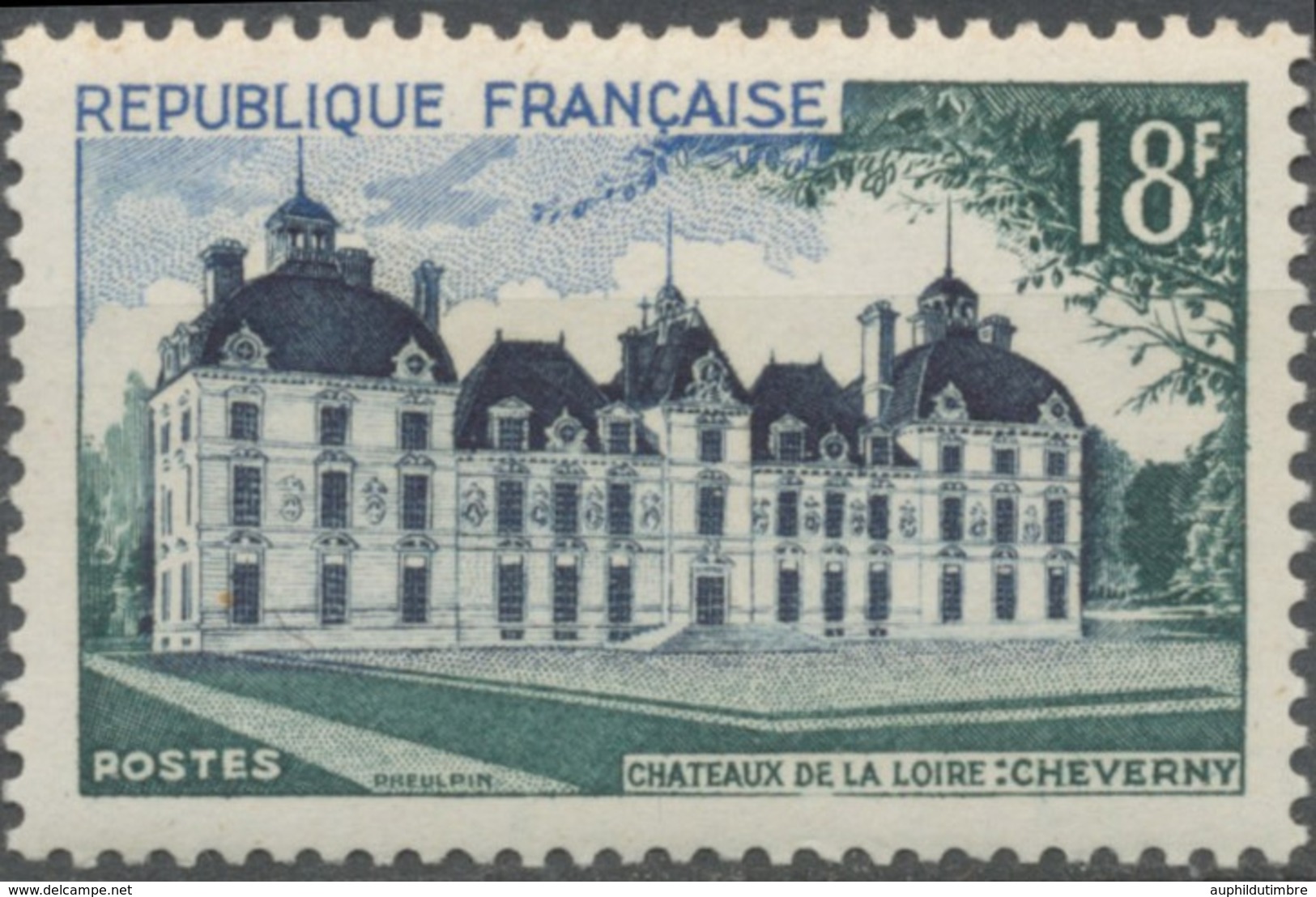 Série Touristique. Château De Cheverny (1630) œuvre De Hurault Et Boyer 18f. Neuf Luxe ** Y980 - Unused Stamps