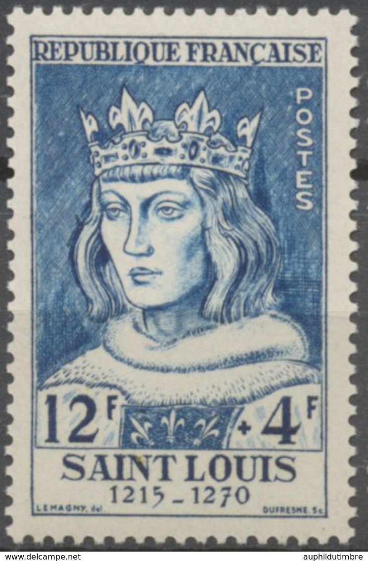 Célébrités Du XIIIe Au XXe. Louix IX, Saint-Louis. Roi De France De 1226 à 1270 12f. + 4f. Bleu. Neuf Luxe ** Y989 - Unused Stamps