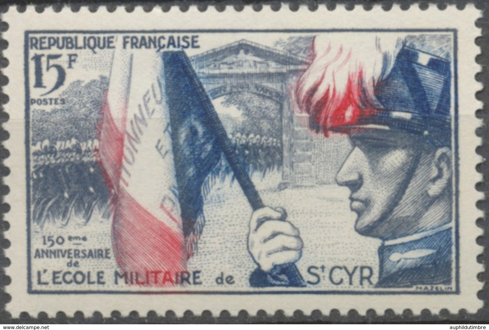 150e Anniversaire De L'École Spéciale Militaire De Saint-Cyr St Cyrien 15f.  Neuf Luxe ** Y996 - Nuevos