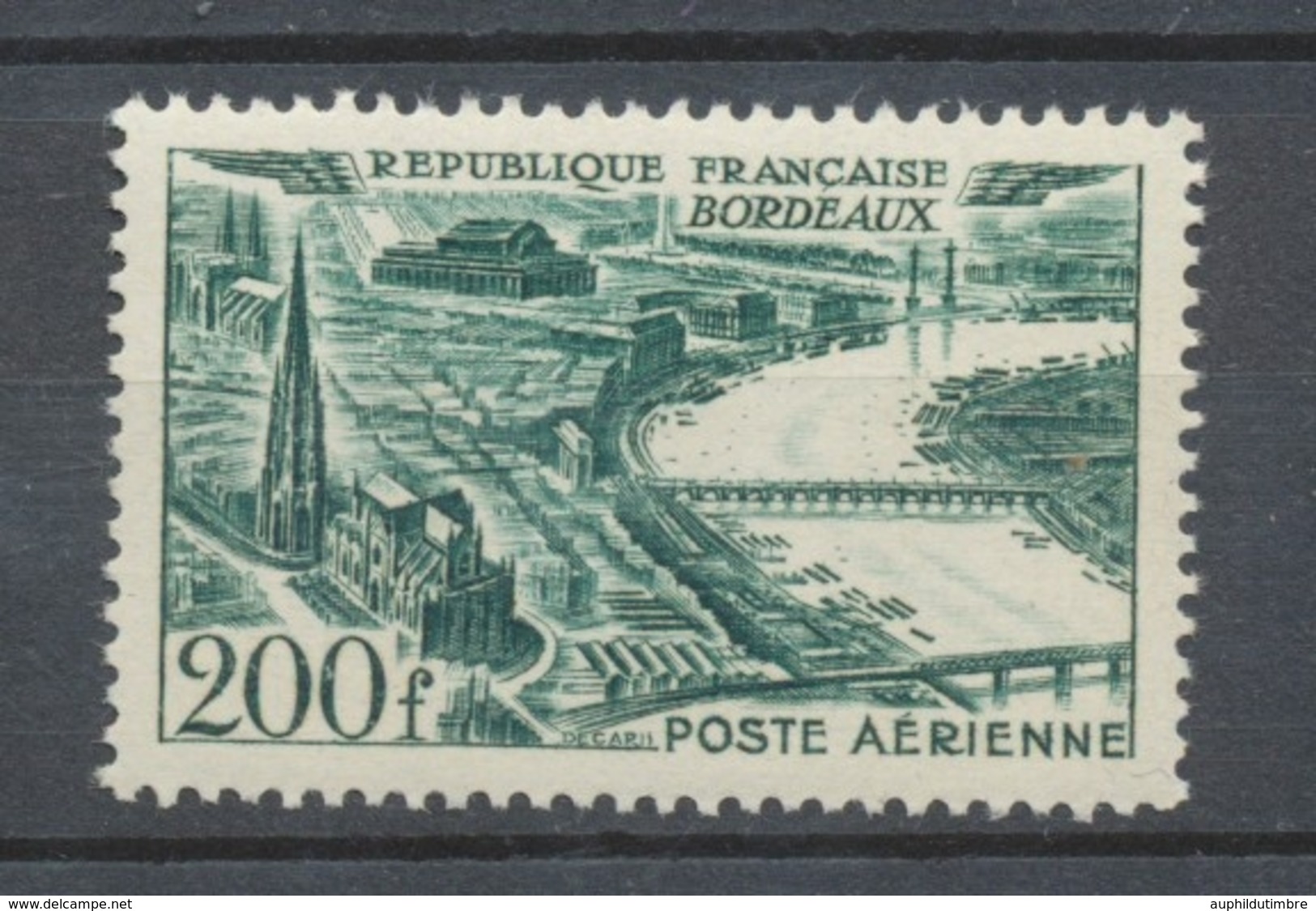 Vues Stylisées De Grandes Villes PA N°25 200f Vert N** YA25 - 1927-1959 Nuovi