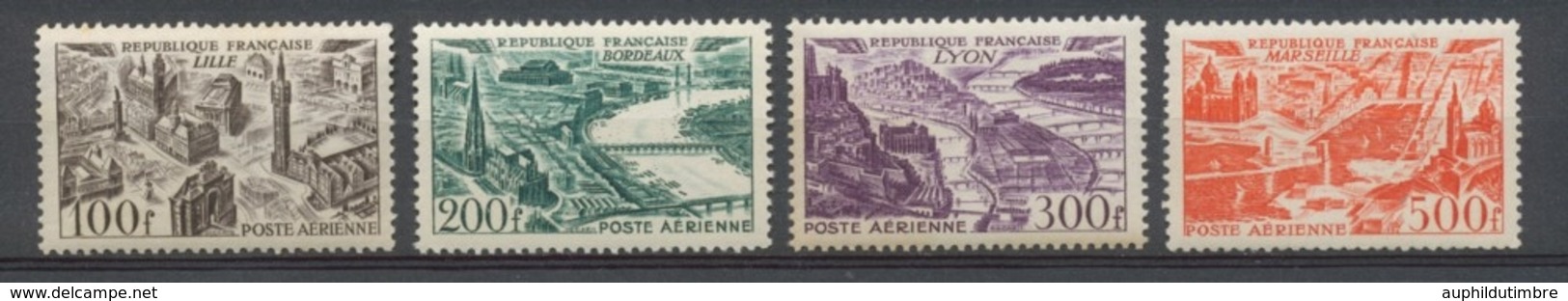 Vues Stylisées De Grandes Villes PA N°24 à 27, 4 Valeurs N** YA27S - 1927-1959 Postfris