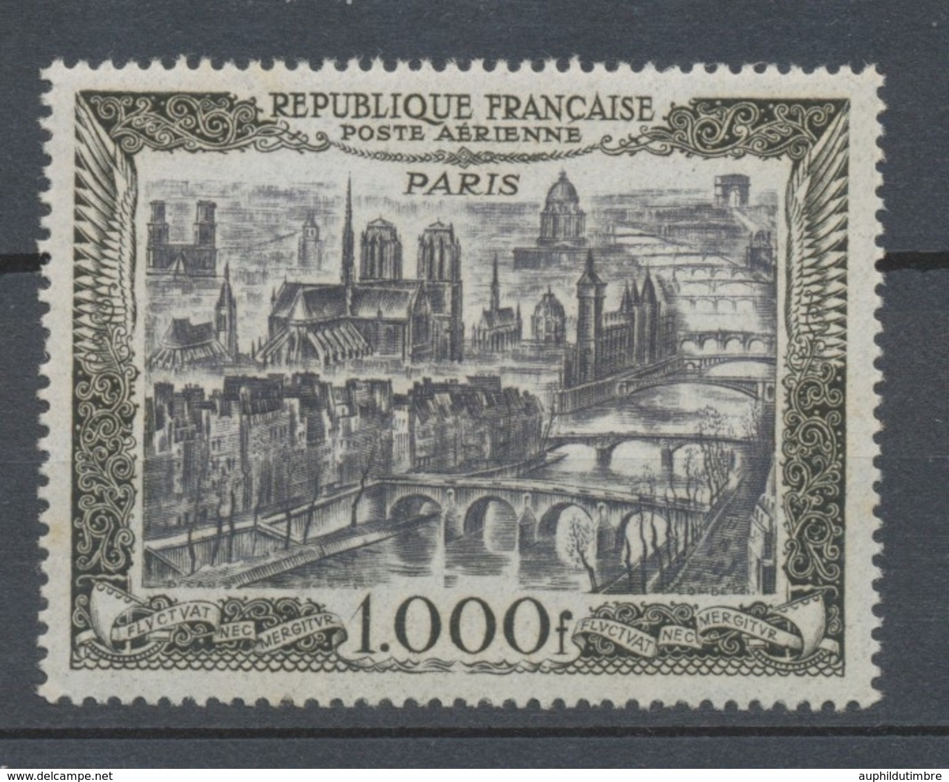 Vues Paris  PA N°29 1000f Noir Et Brun Violacé N** YA29 - 1927-1959 Neufs