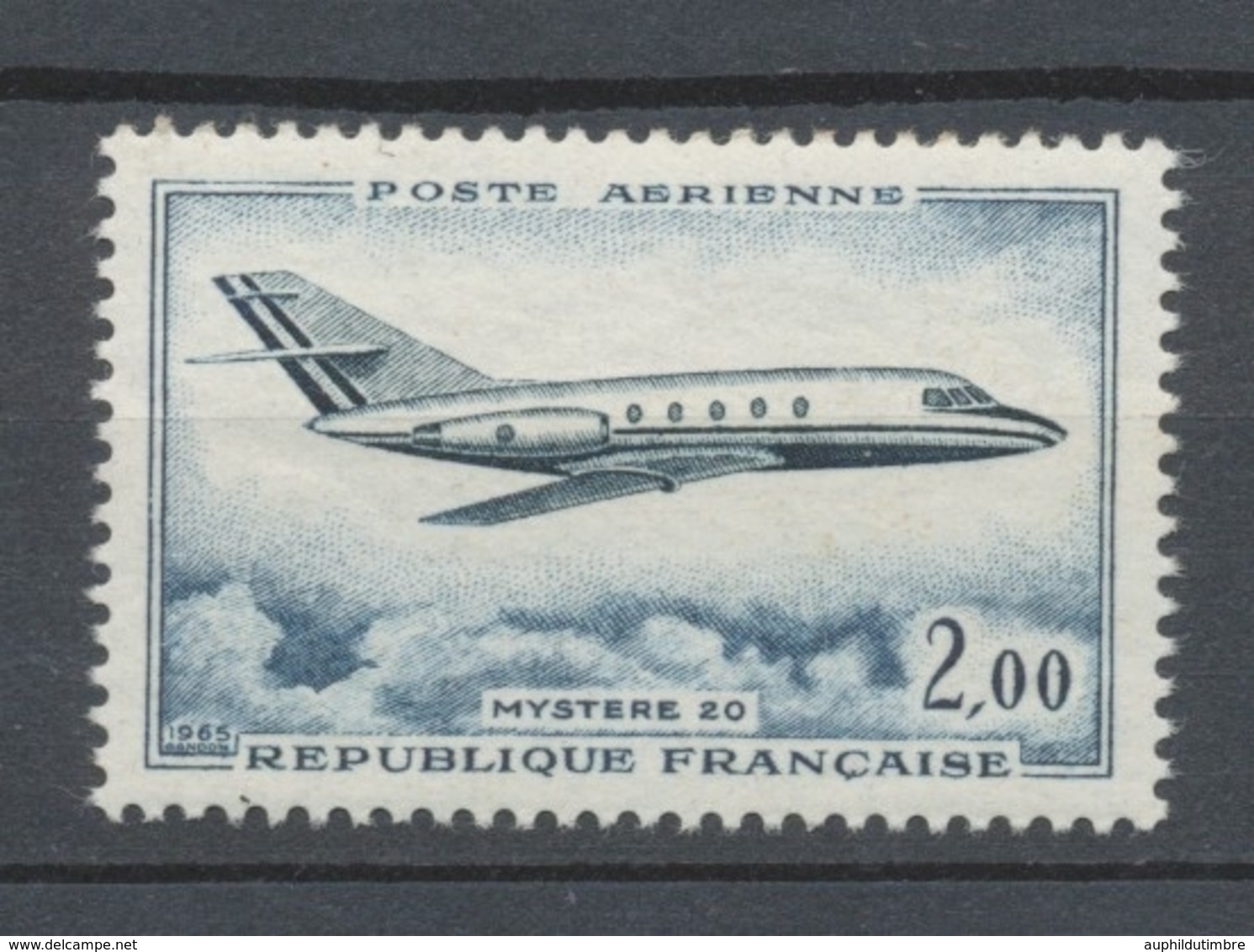 Dassault"Mystère 20"PA N°42 2f Bleu-vert Et Bleu N** YA42 - 1960-.... Neufs