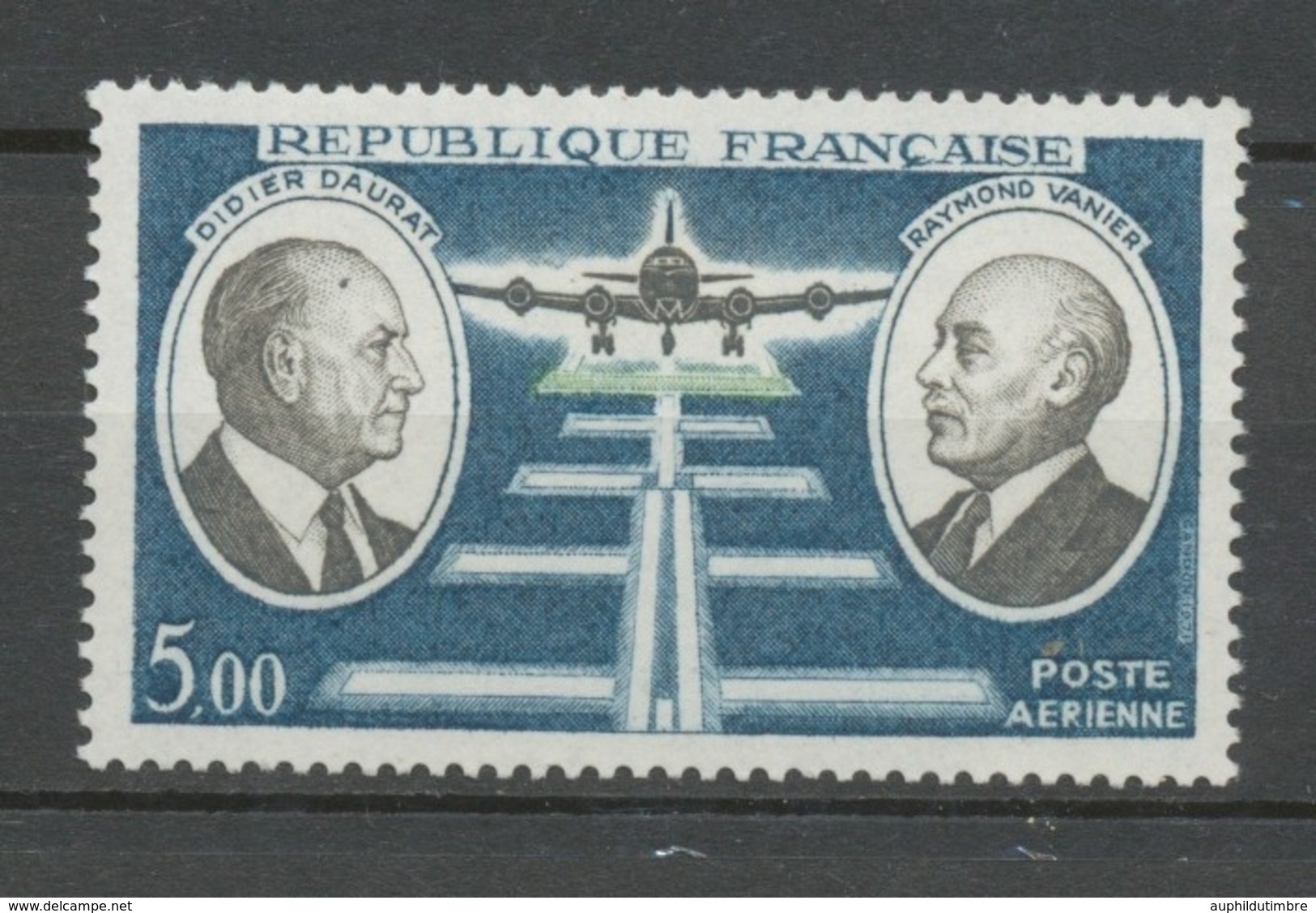 Didier Daura Et Raymond Vanier PA N°46 5f Bleu-nuit,sépia Et  Vert N** YA46 - 1960-.... Postfris