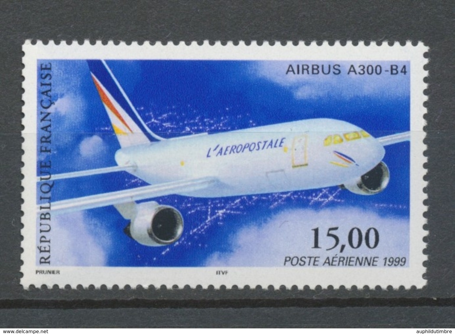 Airbus A300-B4. PA N°63 15f Multicolore N** YA63 - 1960-.... Mint/hinged