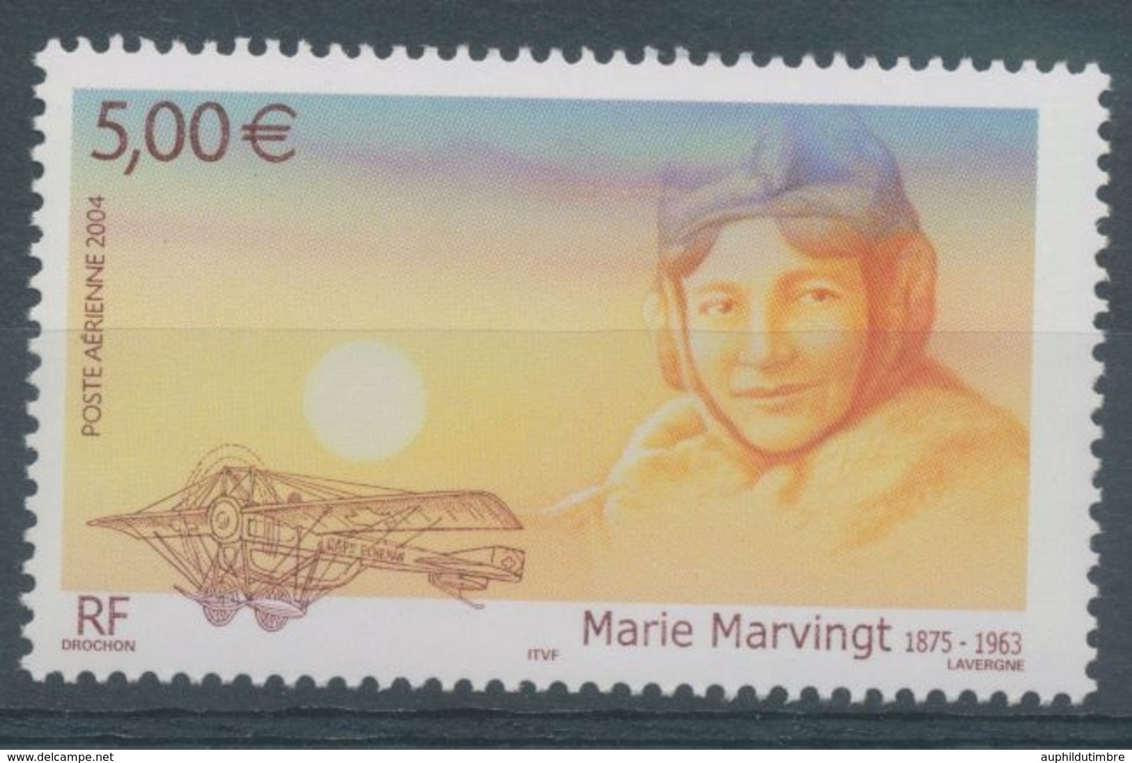 Hommage à Marie Marvingt(1875-1963) PA N°67 5€ Multicolore N** YA67 - 1960-.... Neufs