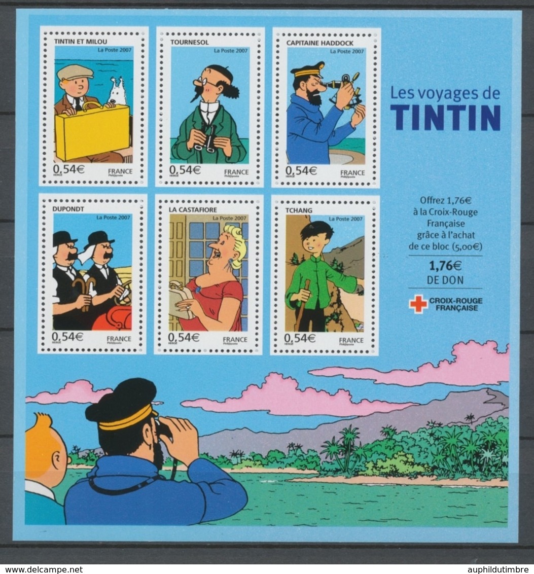 2007  France BLOC FEUILLET N°109, Tintin YB109 - Nuevos