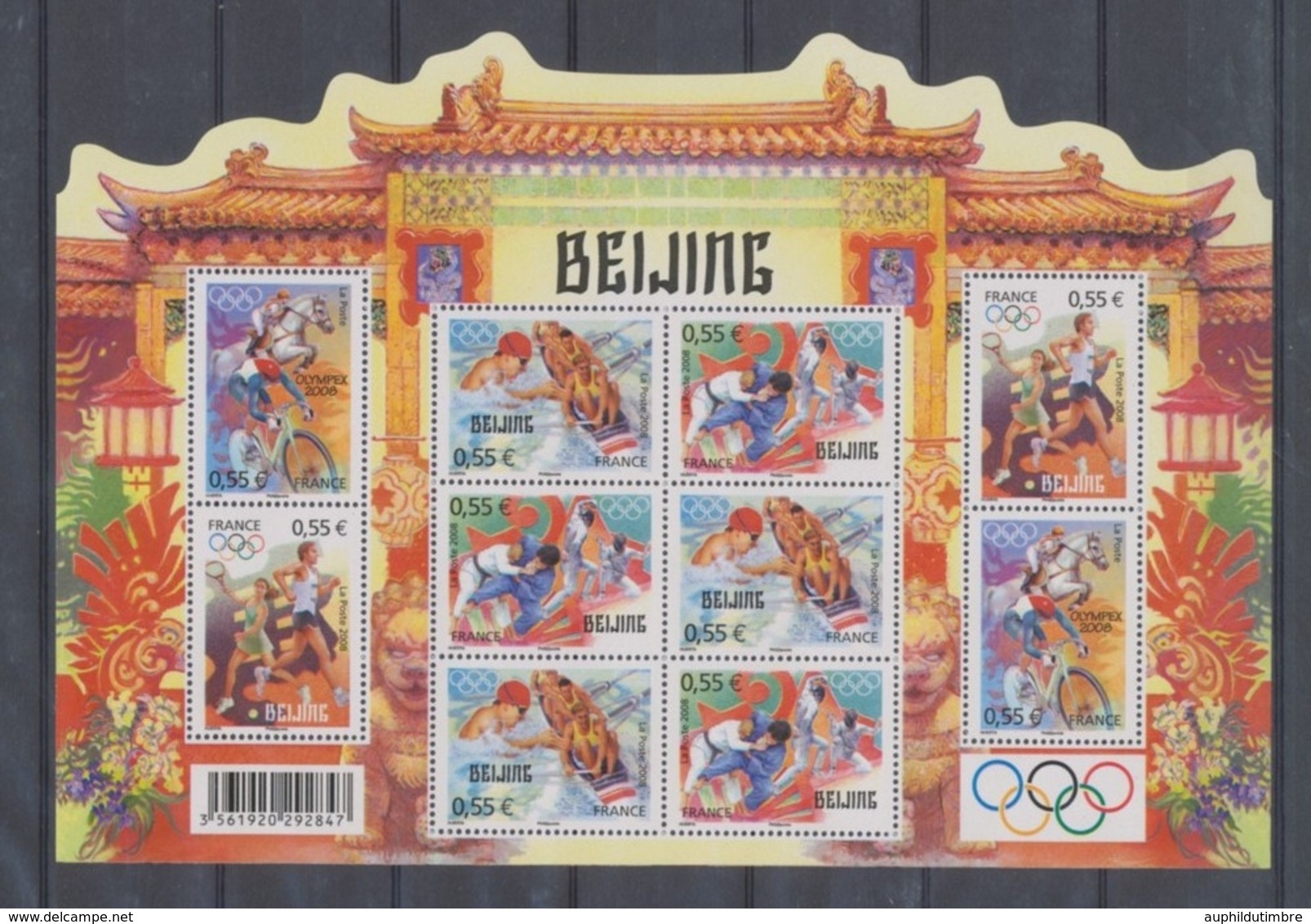 2008 France  BLOC FEUILLET  N°122 Jeux Olympiques à Pékin YB122 - Ungebraucht