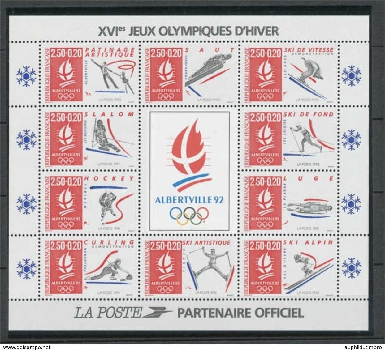 "Albertville'92". Jeux Olympiques D'hiver YB14 - Nuevos