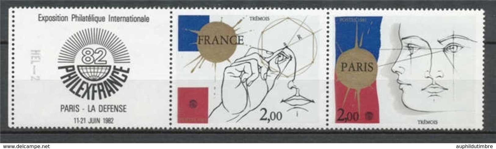 "Philexfrance'82". Dessins Symboliques De Trémo YB2142A - Unused Stamps