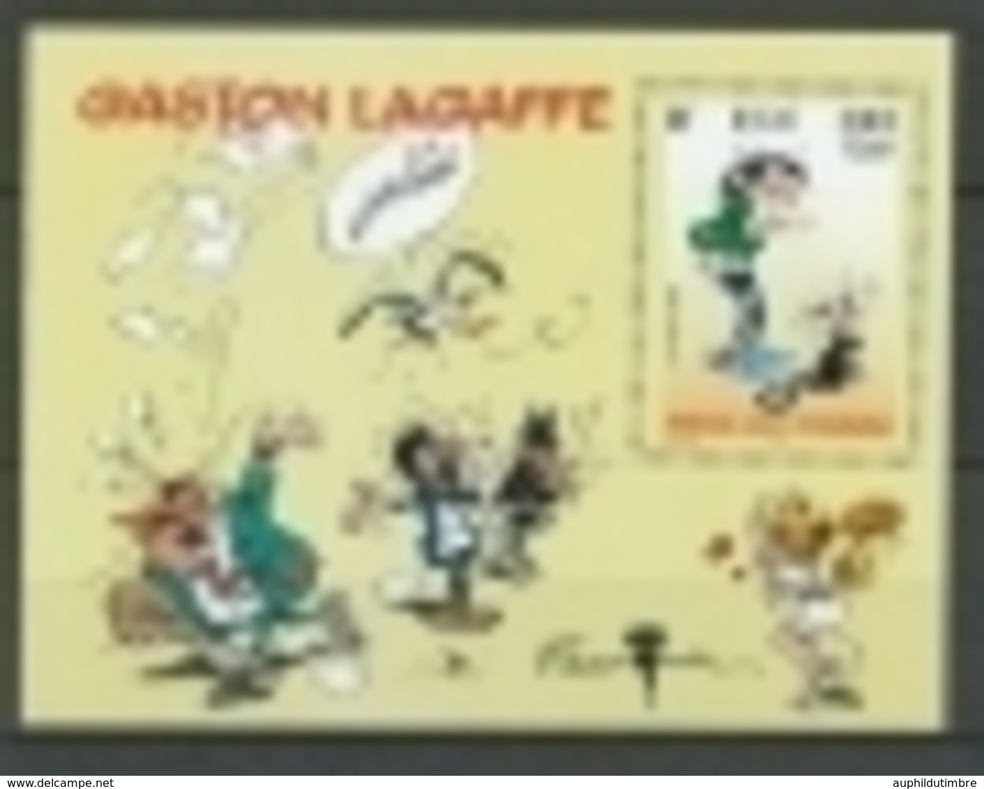 Fête Du Timbre 3f.+ 0f.60 (0,55e) Gaston Lagaffe YB34 - Ongebruikt