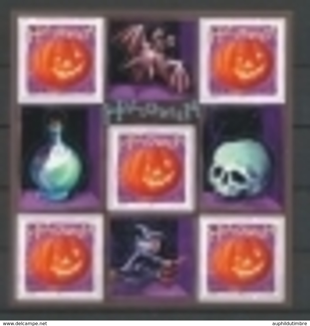 Halloween 5X3f. (0,46e) Citrouille YB40 - Mint/Hinged