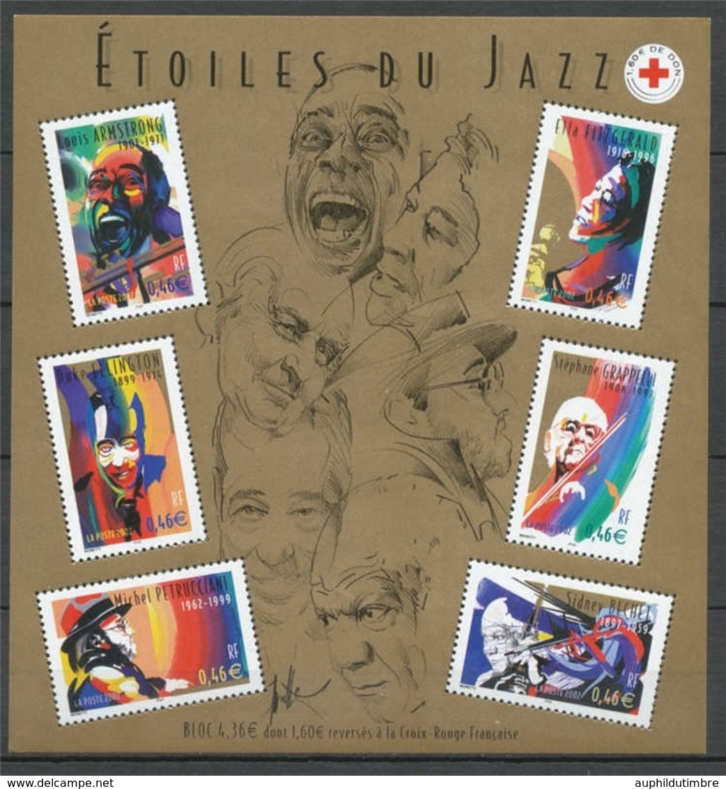 Les Personnages Célèbres. Grands Interprètes Jazz YB50 - Mint/Hinged