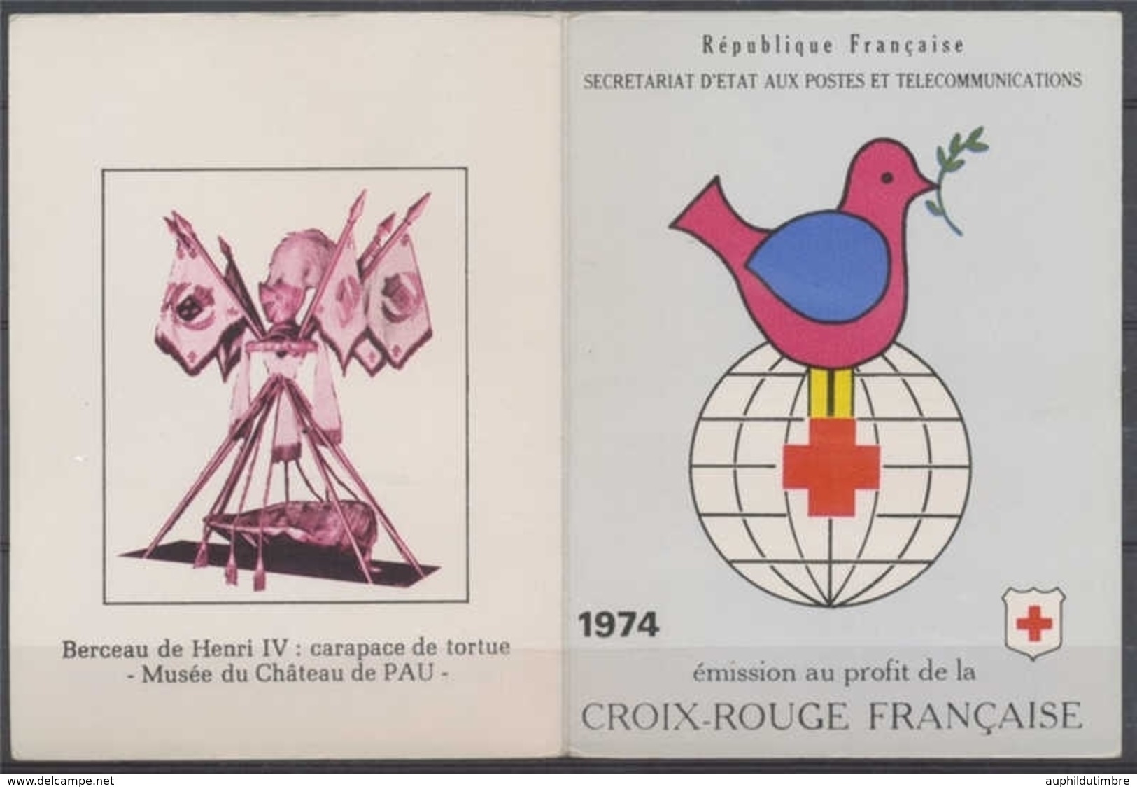 1974 Croix-rouge Française 60c + 15c  Et 80c + 15c YC2023 - Croce Rossa