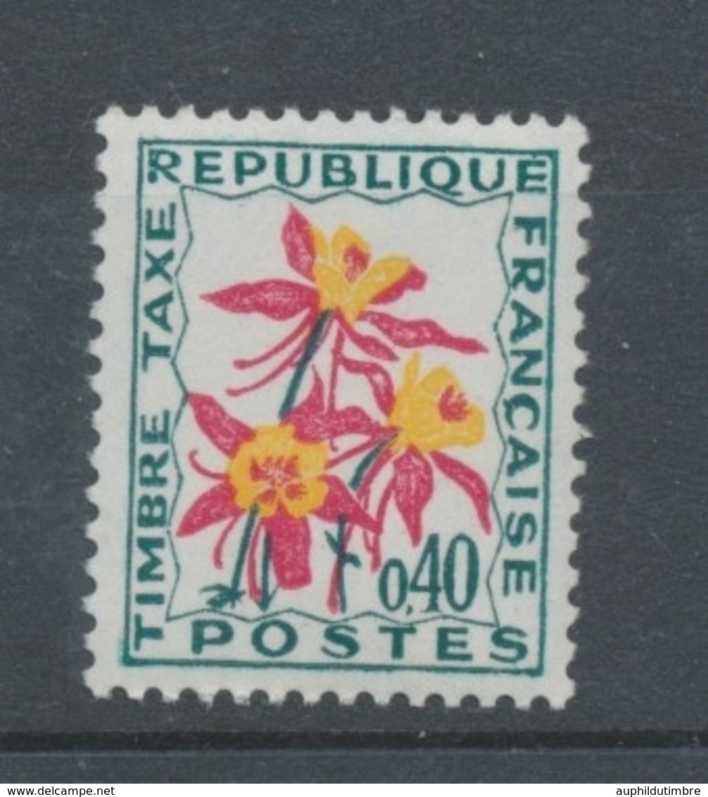 Fleurs Des Champs. N°100 40c Jaune, Rouge Et Vert Foncé N** YX100 - 1960-.... Mint/hinged