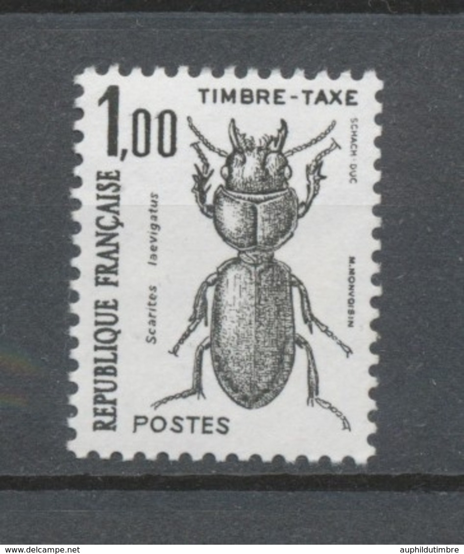 Insectes. Coléoptères. N°106 1f. Noir N** YX106 - 1960-.... Mint/hinged