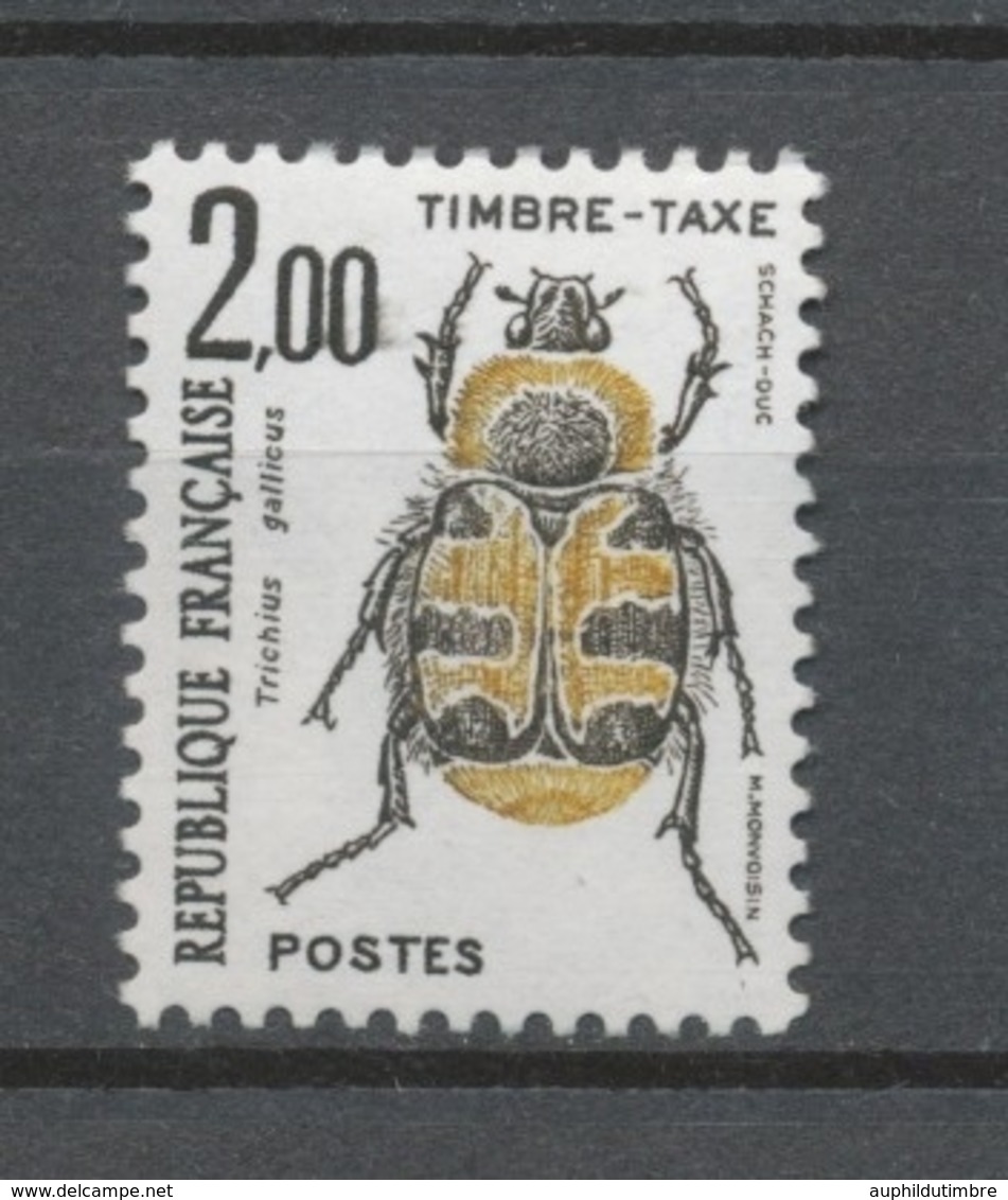 Insectes. Coléoptères. N°107 2f. Noir Et Brun-jaune N** YX107 - 1960-.... Nuevos