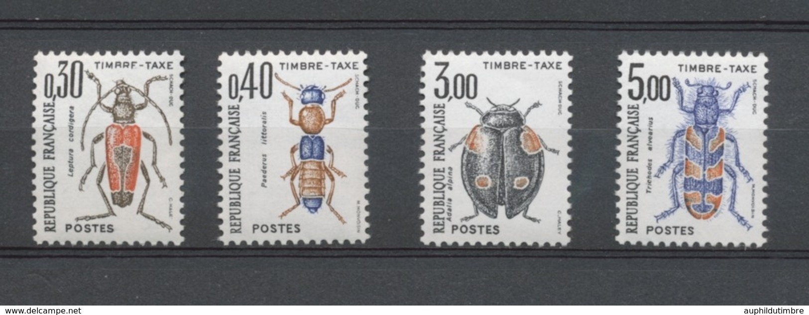 Série Insectes  Coléoptères. N°109 à 112, 4 Valeurs Année 1983 N** YX112S - 1960-.... Mint/hinged