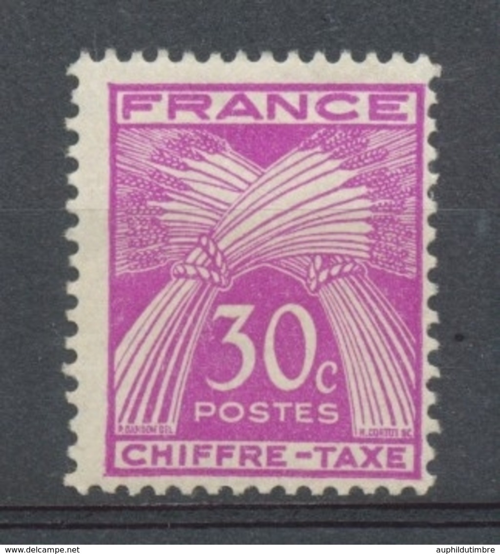 Type Gerbes. N°68 30c. Lilas-rose N** YX68 - 1859-1959 Nuevos