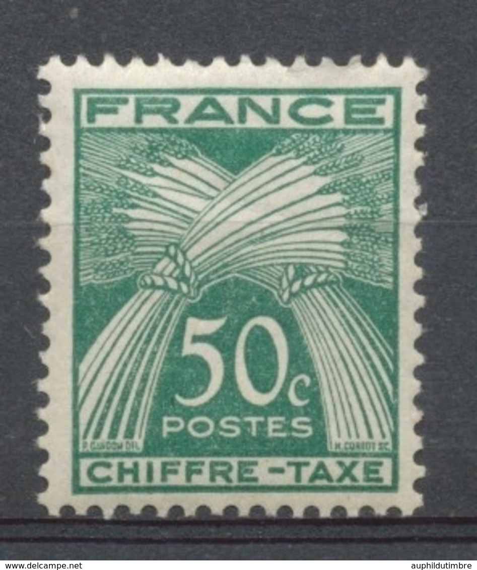 Type Gerbes. N°69 50c. Vert N** YX69 - 1859-1959 Mint/hinged