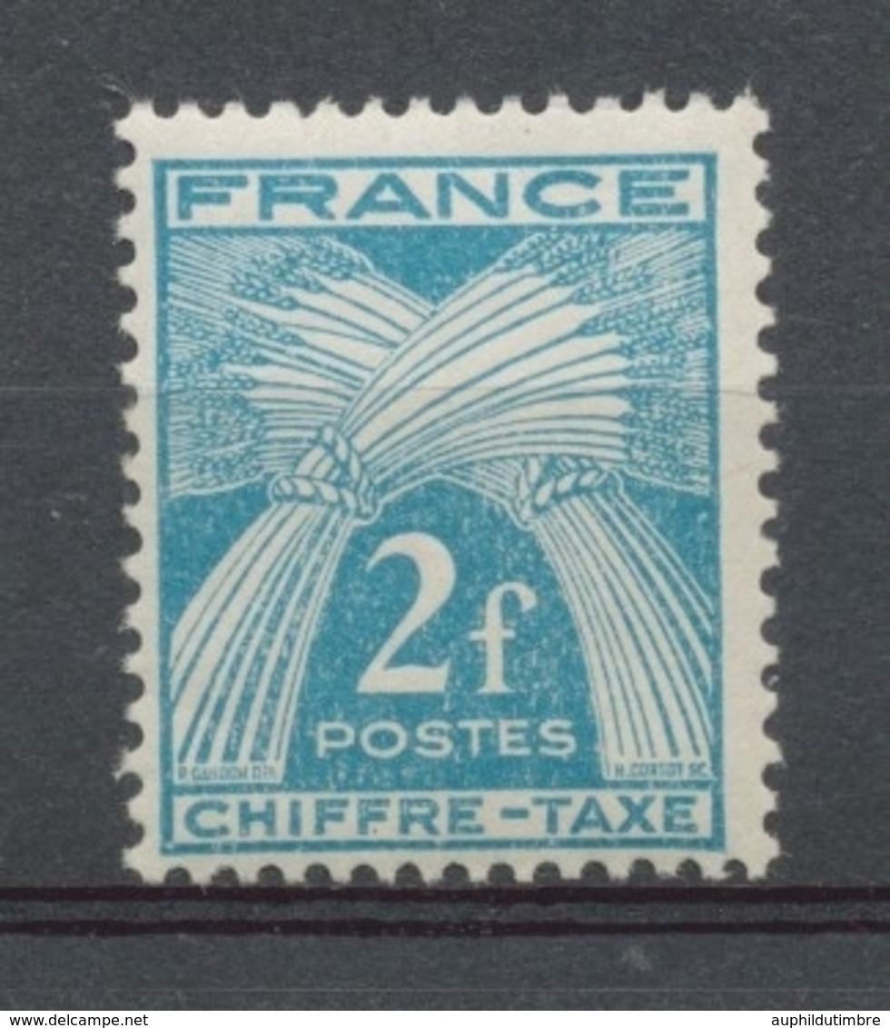 Type Gerbes. N°72 2f. Bleu-vert N** YX72 - 1859-1959 Neufs