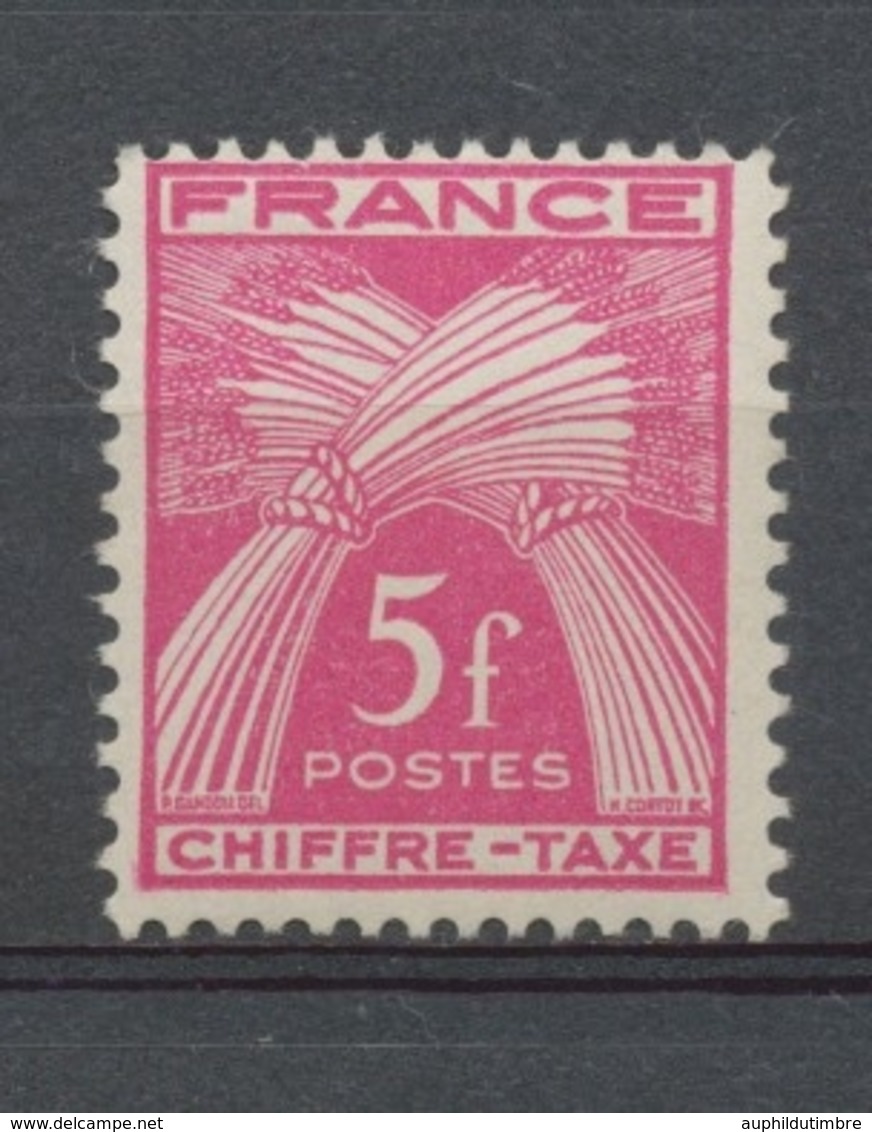 Type Gerbes. N°75 5f. Rose-lilas N** YX75 - 1859-1959 Mint/hinged