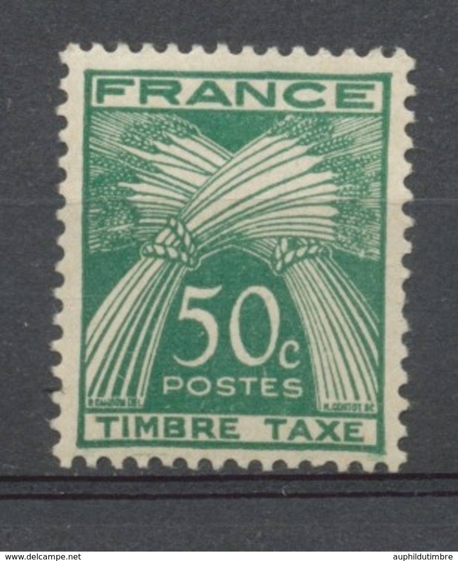 Type Gerbes. N°80 50c. Vert N** YX80 - 1859-1959 Mint/hinged