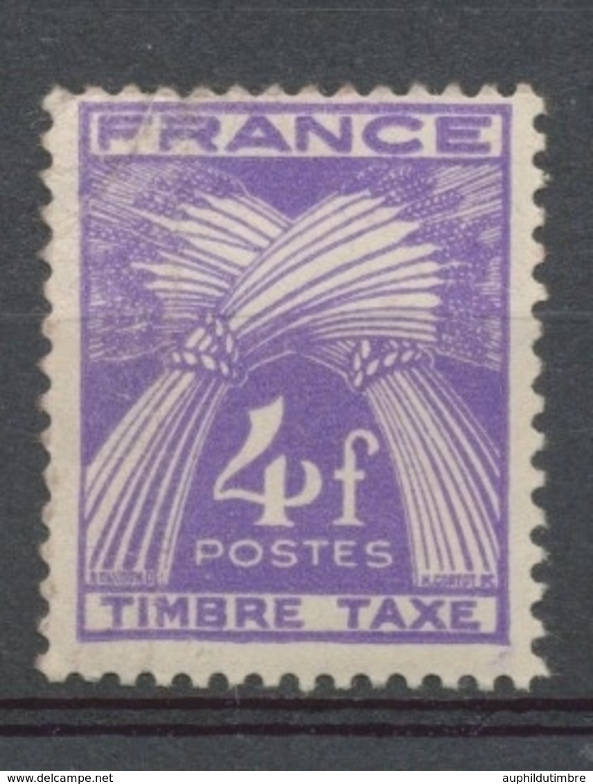 Type Gerbes. N°84 4f. Violet N** YX84 - 1859-1959 Nuevos