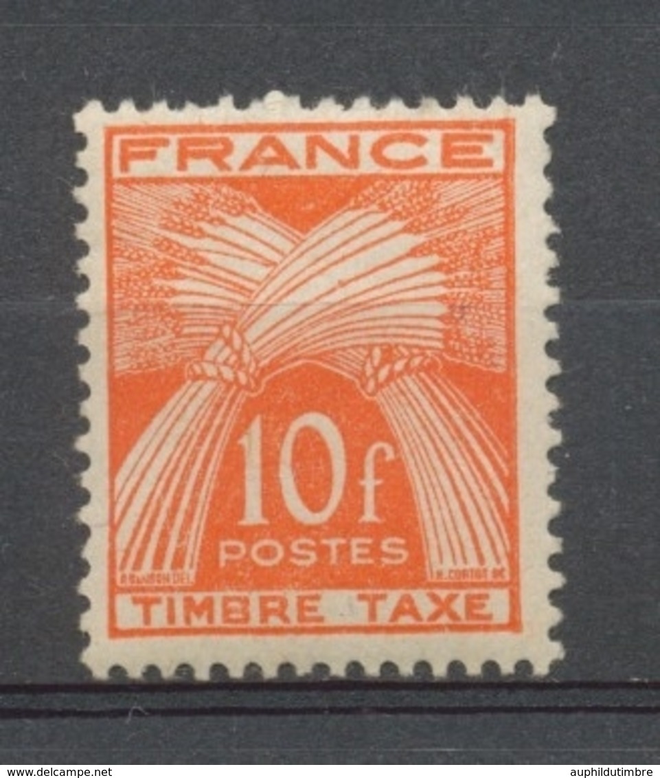 Type Gerbes. N°86 10f. Rouge-orange N** YX86 - 1859-1959 Neufs