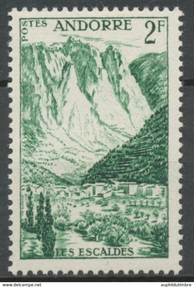 Andorre Français N°139, 2f. Vert NEUF** ZA139 - Unused Stamps