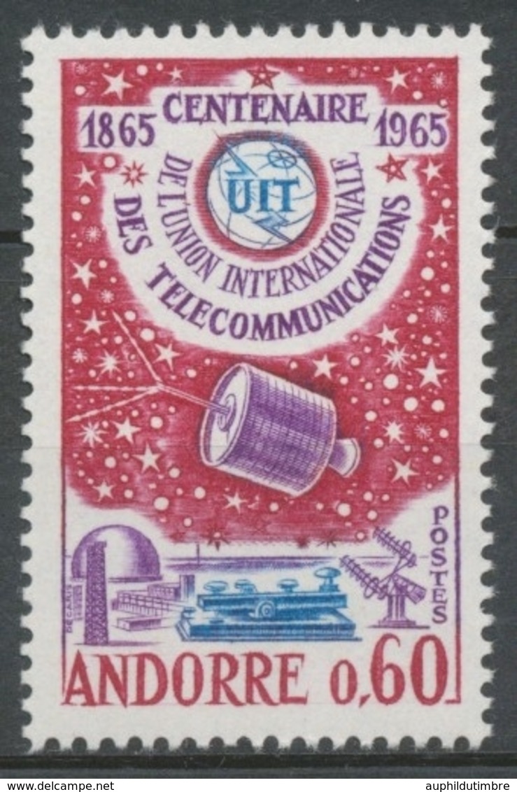 Andorre FR N°173 60c. Rouge/bleu/violet N** ZA173 - Nuovi