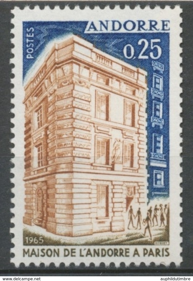 Andorre FR N°174 25c. Brun Et Bleu NEUF** ZA174 - Ungebraucht