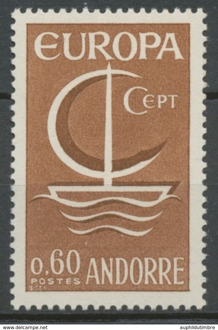 Andorre Français N°178 60c. Brun NEUF** ZA178 - Ungebraucht