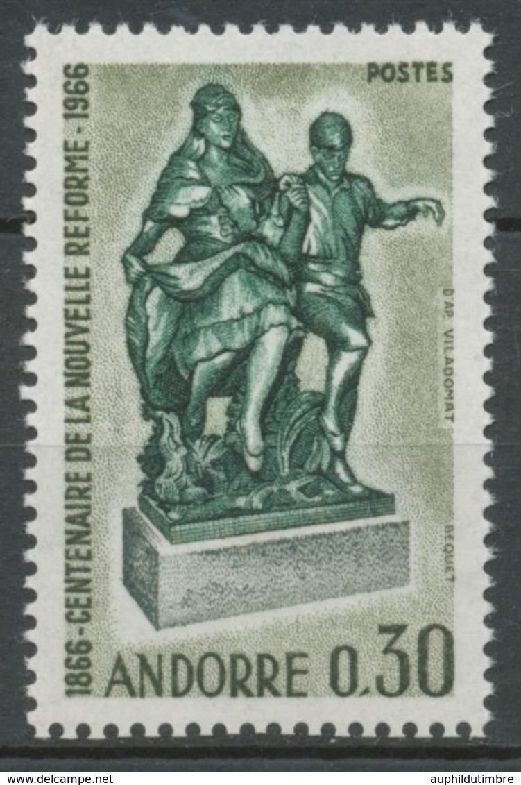 Andorre FR N°181 30c. Olive/vert/gris NEUF** ZA181 - Unused Stamps