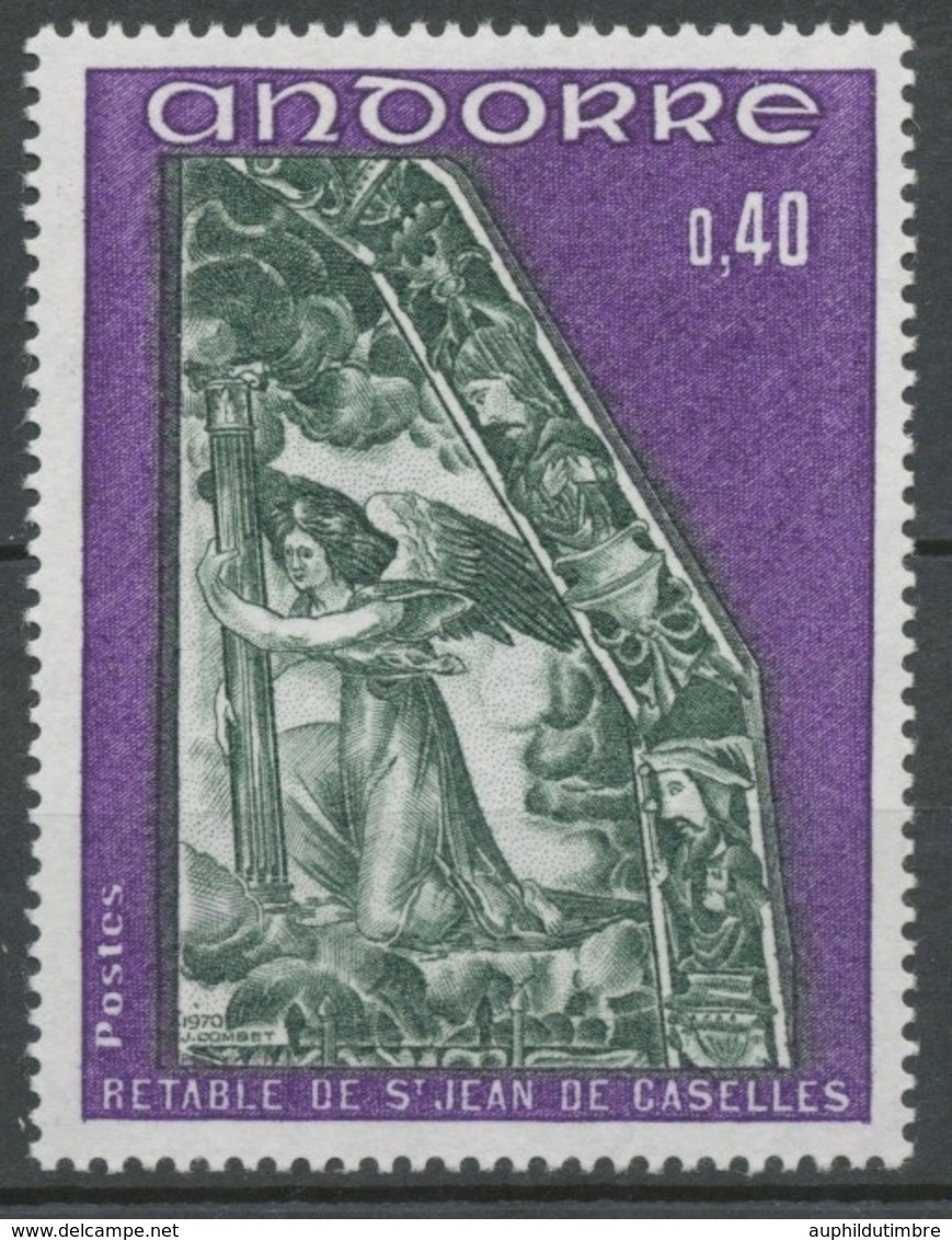 Andorre FR N°207 40c. Violet Et Gris-vert N** ZA207 - Nuovi