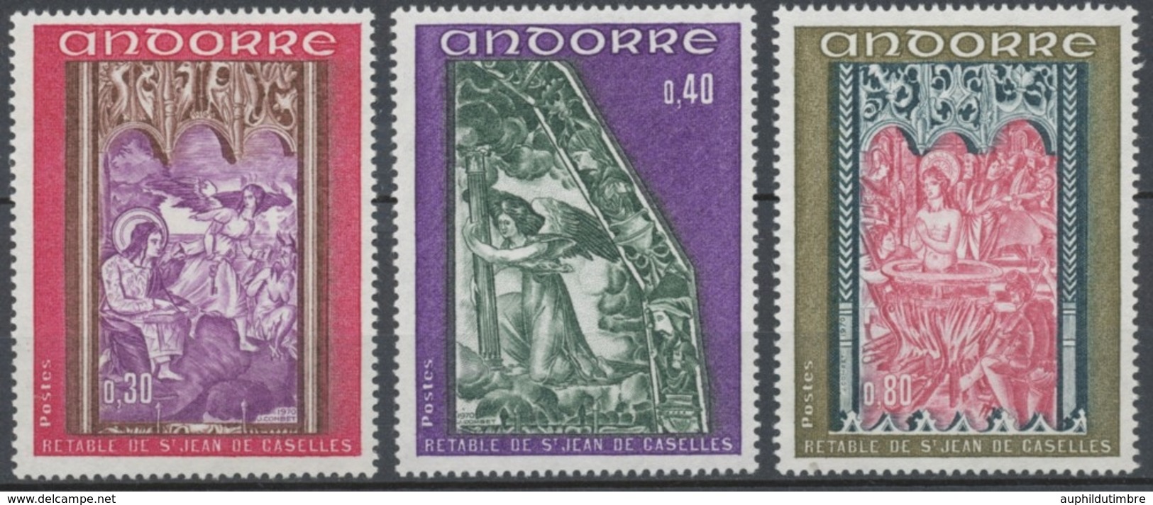 Andorre FR Série N°206 à N°208 NEUFS** ZA208S - Unused Stamps