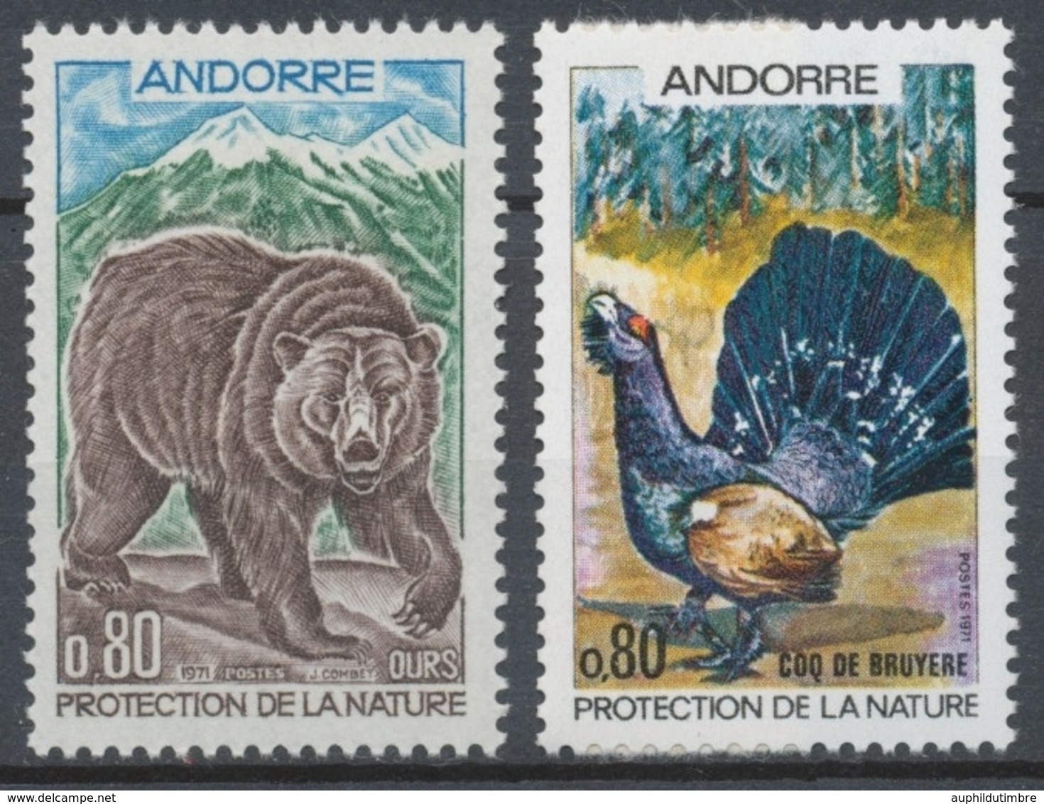 Andorre FR Série N°210 + N°211 NEUFS** ZA211S - Unused Stamps