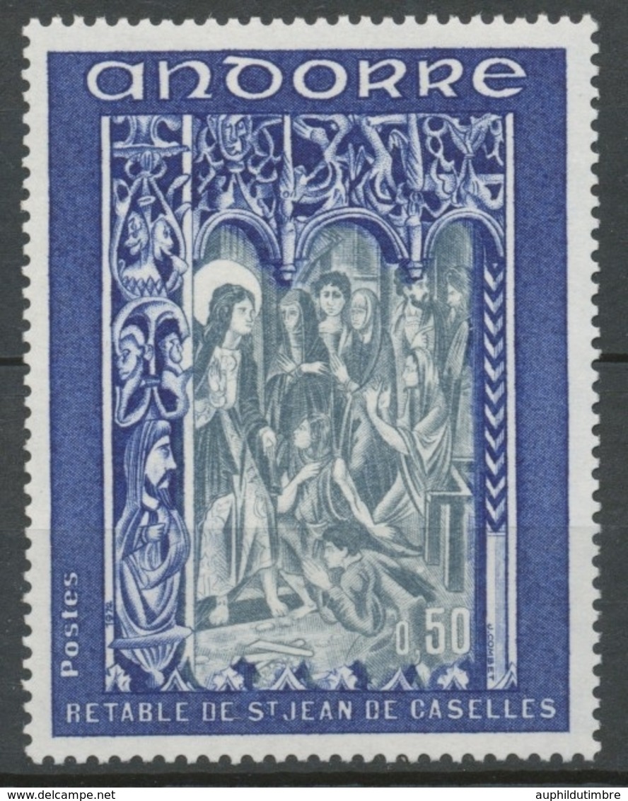 Andorre FR N°222 50c Bleu Et Gris-bleu N** ZA222 - Neufs