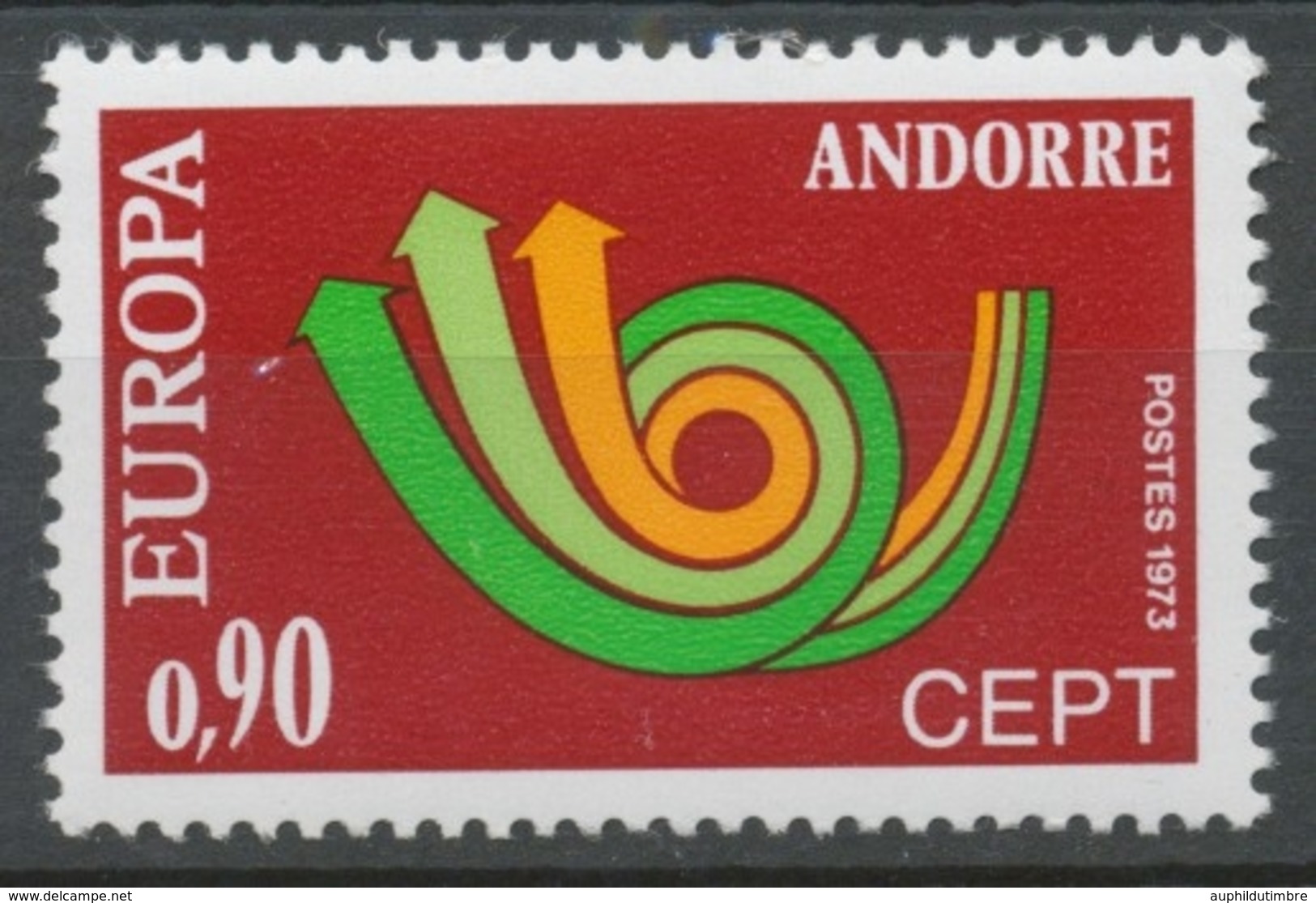 Andorre FR N°227 90c Multicolore NEUF** ZA227 - Nuovi