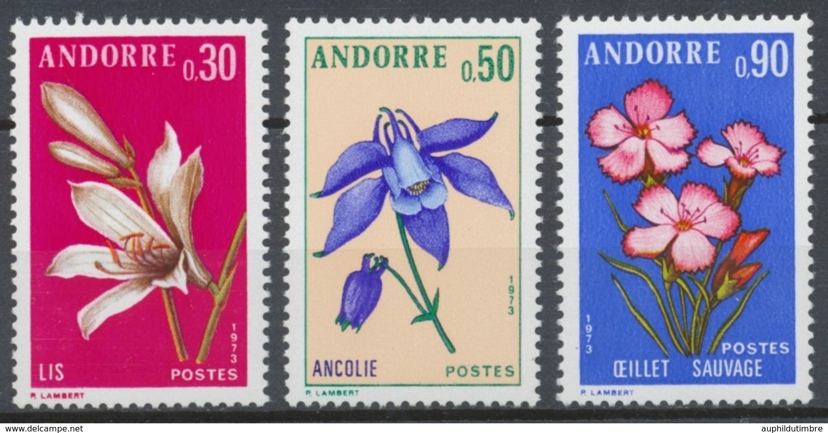 Andorre FR Série N°229 à N°231 NEUFS** ZA231S - Unused Stamps