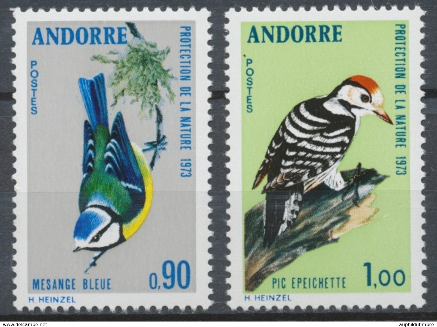 Andorre FR Série N°232 + N°233 NEUFS** ZA233S - Nuevos